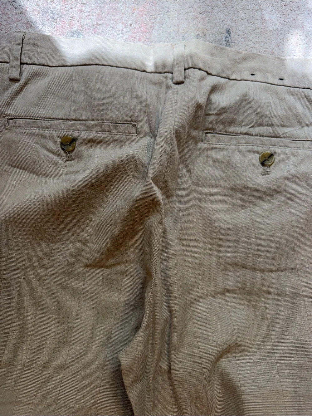 Banana Republic Khaki Chinos in Light Tan